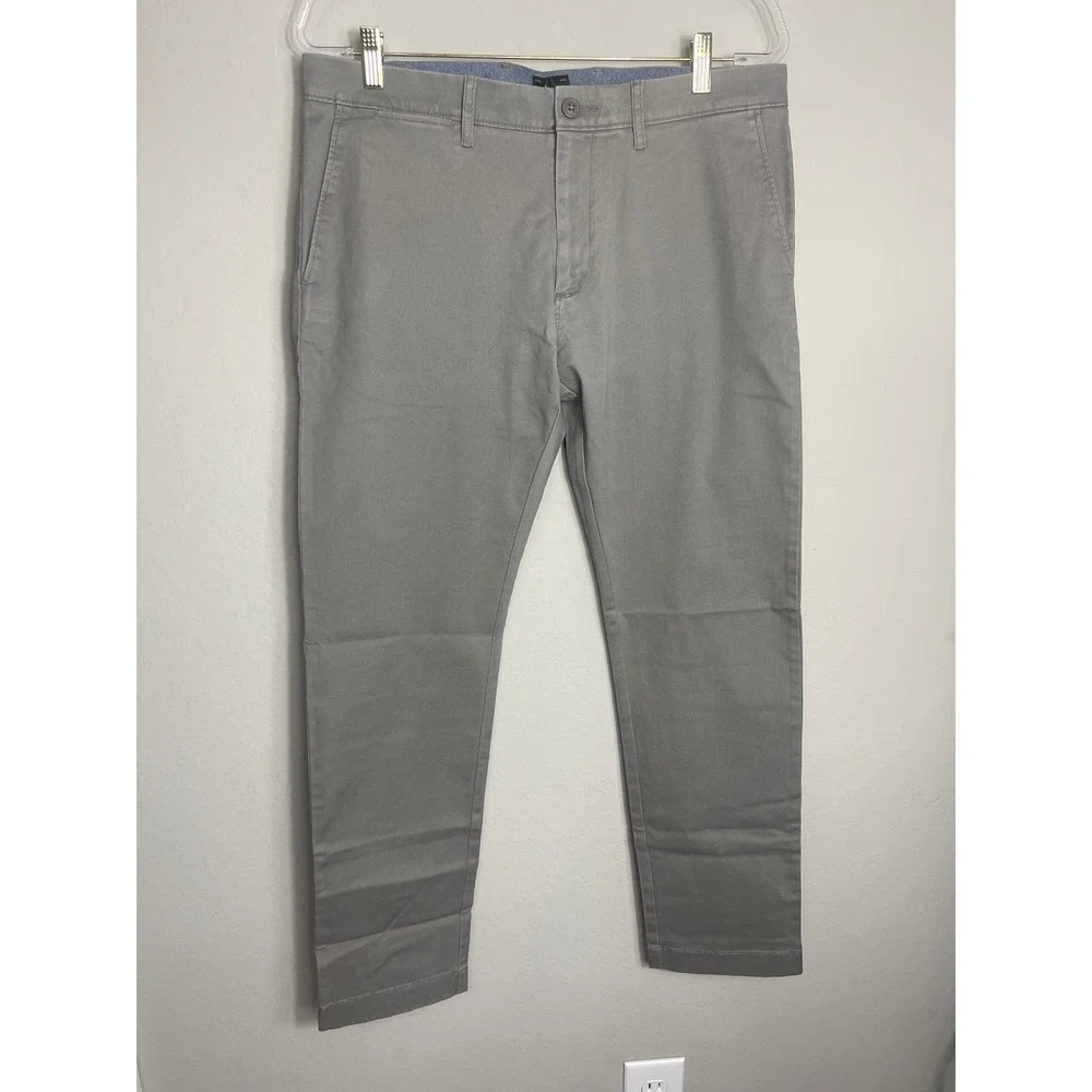 J.Crew 484 Slim Fit Chino Pants Men's 33x30 Khaki Stretch Twill